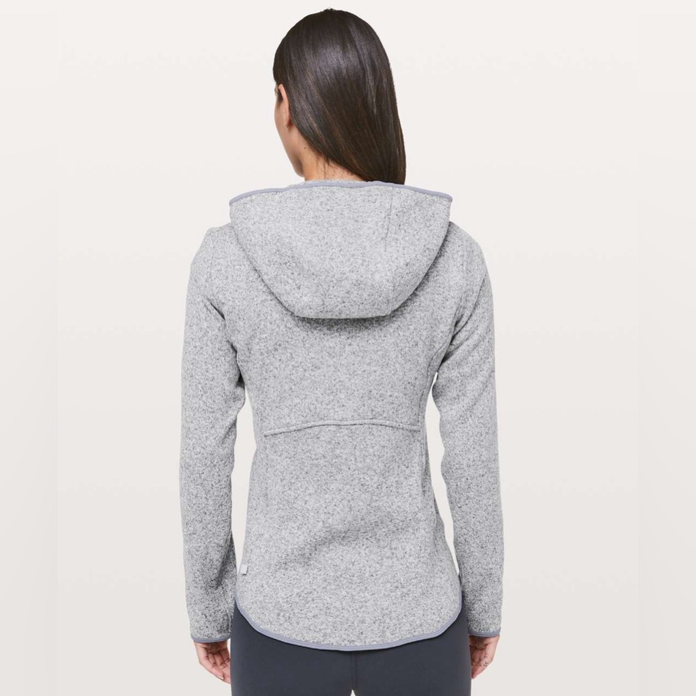 Lululemon Fleece Pullover Jacket Light Heathered … - image 4